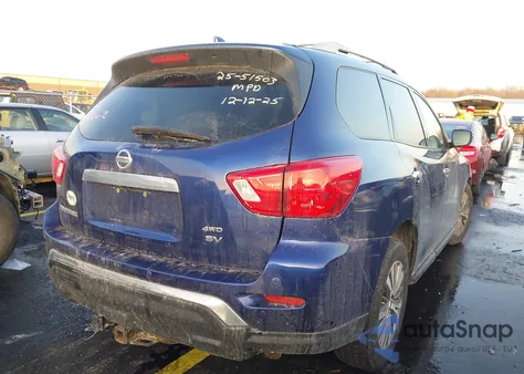 2019 Nissan Pathfinder Sv из США, поврежденный, VIN 5N1DR2MMXKC581911